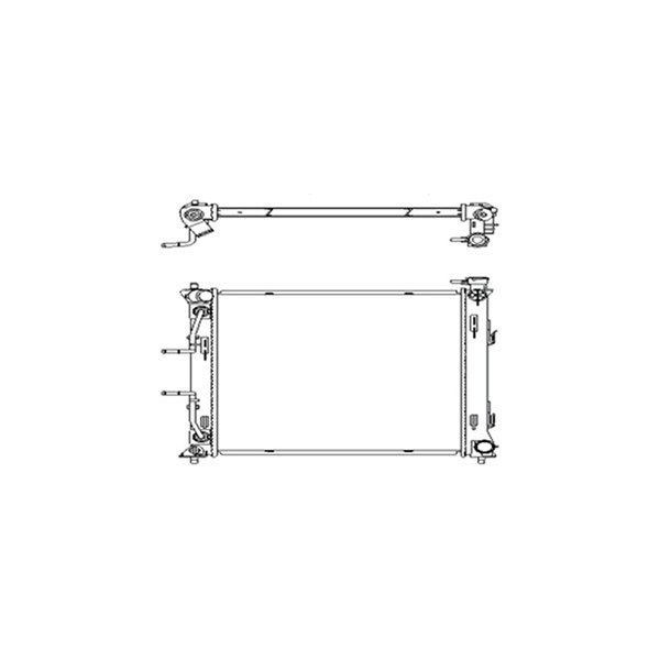 Replace® - Engine Coolant Radiator