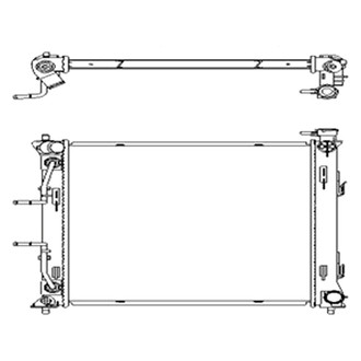 Replace® - Engine Coolant Radiator