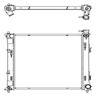 Replace® - Engine Coolant Radiator