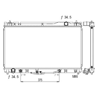 Replace® - Engine Coolant Radiator