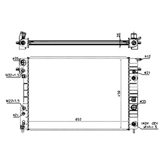 Replace® - Engine Coolant Radiator