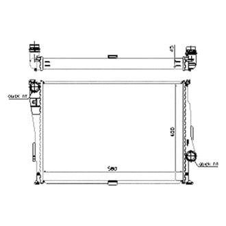 Replace® - Engine Coolant Radiator