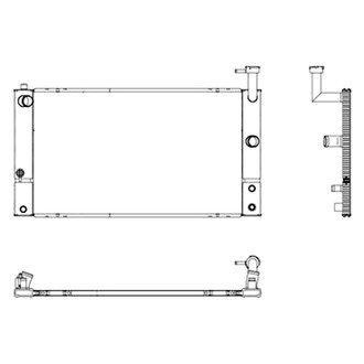 Replace® - Engine Coolant Radiator