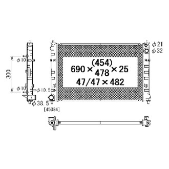 Replace® - Engine Coolant Radiator