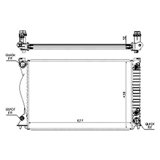 Replace® - Engine Coolant Radiator