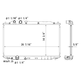Replace® - Engine Coolant Radiator