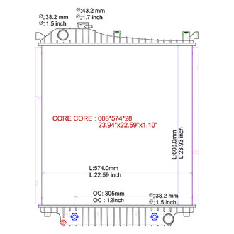 Replace® - Engine Coolant Radiator