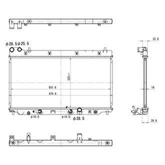 Replace® - Engine Coolant Radiator