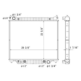 Replace® - Engine Coolant Radiator