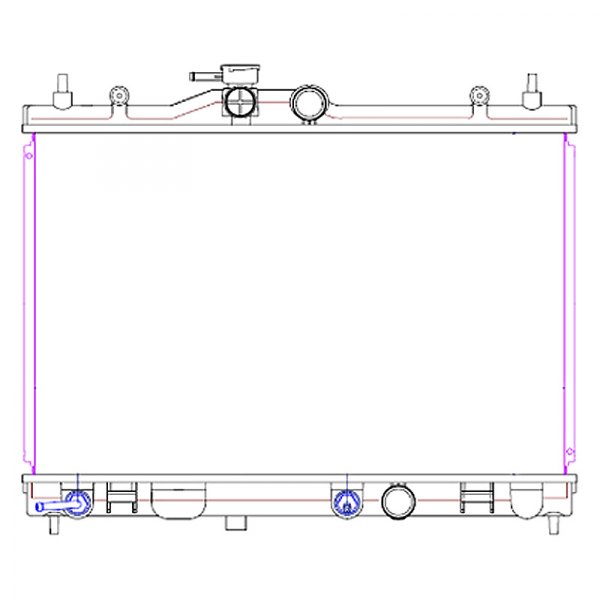 Replace® - Engine Coolant Radiator