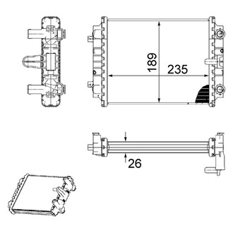 Replace® - Engine Coolant Radiator