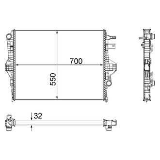Replace® - Engine Coolant Radiator