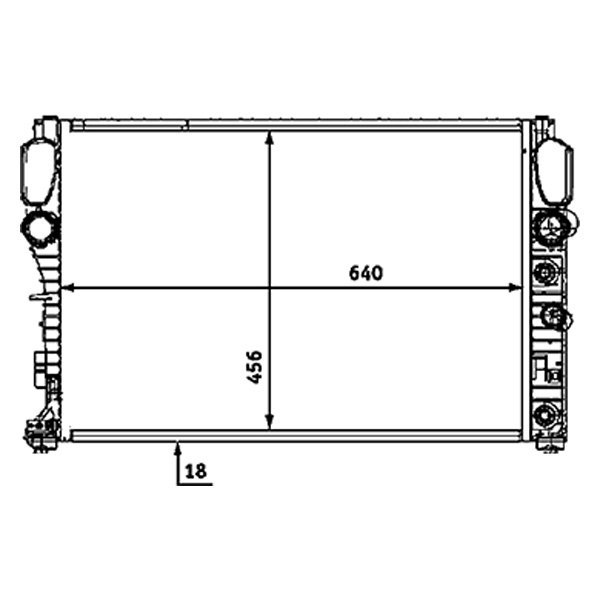 Replace® - Engine Coolant Radiator