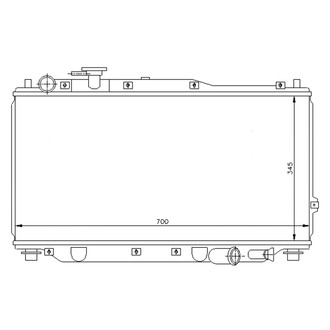 Replace® - Engine Coolant Radiator
