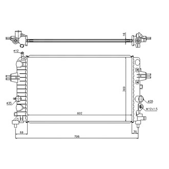 Replace® - Engine Coolant Radiator