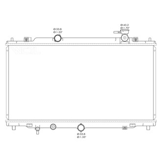 Replace® - Engine Coolant Radiator