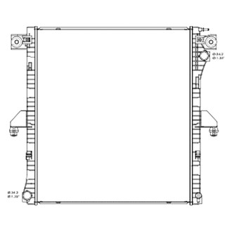 Replace® - Engine Coolant Radiator