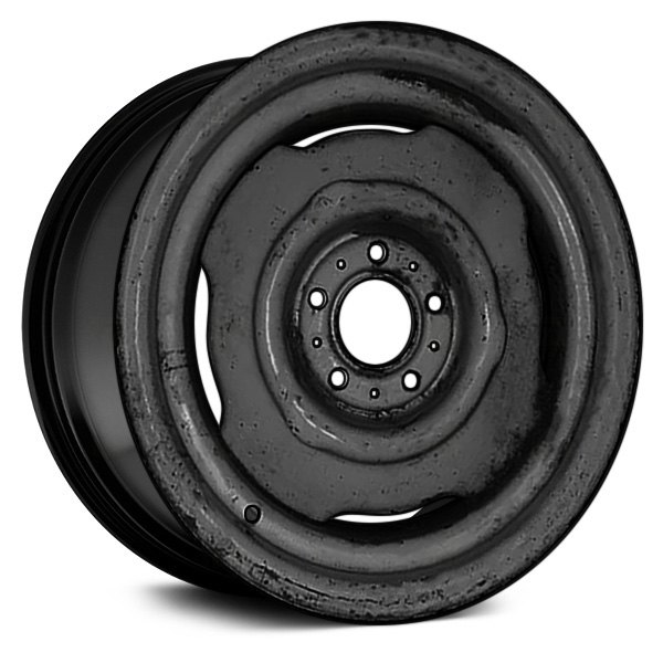 Replace® - 15 x 6 Black Steel Factory Wheel (Remanufactured)