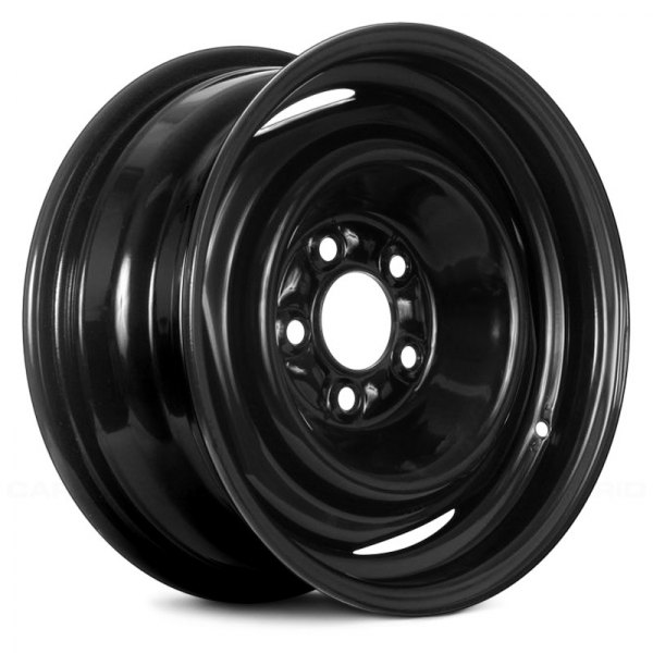 Replace® - 15 x 6 4-Slot Black Steel Factory Wheel (Remanufactured)