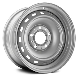 Replace® - 16-Slot Silver 15x7 Steel Factory Wheel - Remanufactured