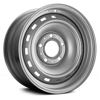 Replace® - 16-Slot Silver 15x6.5 Steel Factory Wheel - Remanufactured
