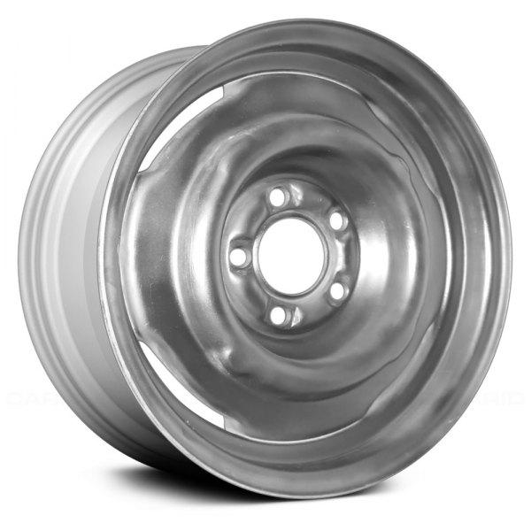 Replace® - 15 x 5 4-Slot Silver Steel Factory Wheel (Remanufactured)