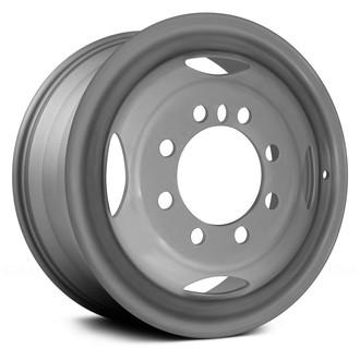 Replace® - 4-Slot Gray 16x6 Steel Factory Wheel - Remanufactured