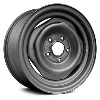 Replace® - 4-Slot Medium Gray 14x6 Steel Factory Wheel - Remanufactured