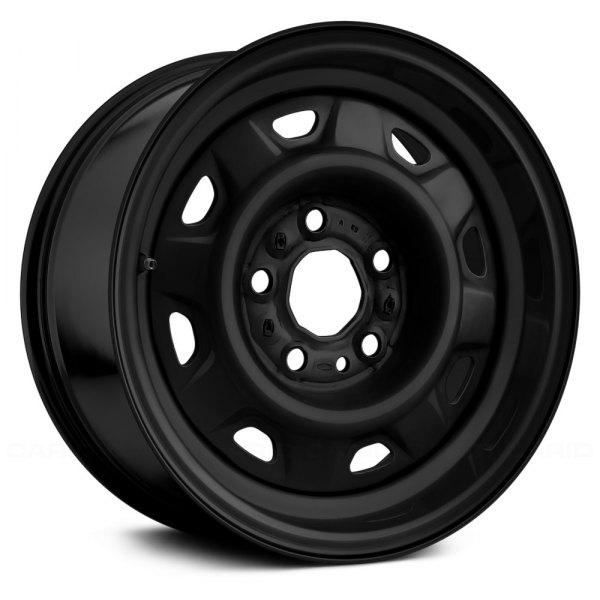 Replace® - 14 x 5.5 8-Slot Black Steel Factory Wheel (Remanufactured)