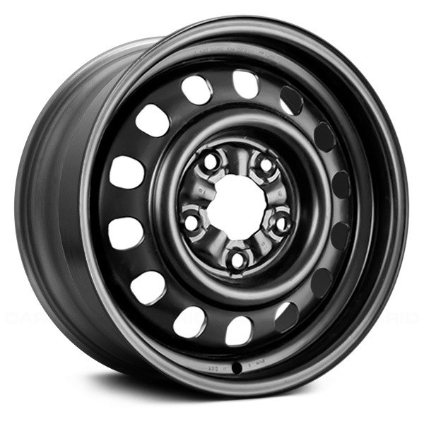 Replace® - 15 x 7 14-Hole Black Steel Factory Wheel (Remanufactured)