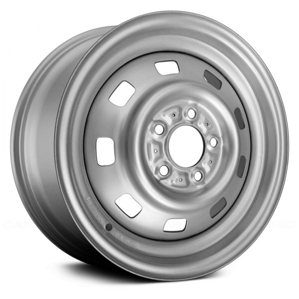 Replace® - 15 x 6 9-Slot Silver Steel Factory Wheel (Remanufactured)