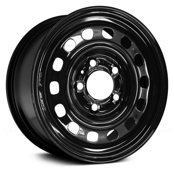 Replace® - 14 x 5 14-Slot Black Steel Factory Wheel (Remanufactured)