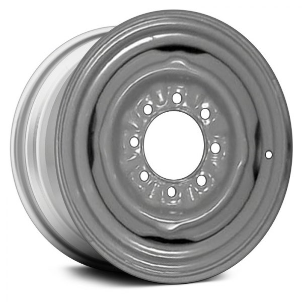 Replace® - 16 x 6 4-Slot Silver Steel Factory Wheel (Remanufactured)