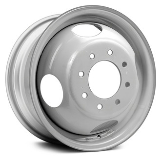 Replace® - 4-Hole Silver 16x6 Steel Factory Wheel - Remanufactured