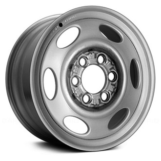 Replace® - 6-Slot Silver 15x6 Steel Factory Wheel - Remanufactured