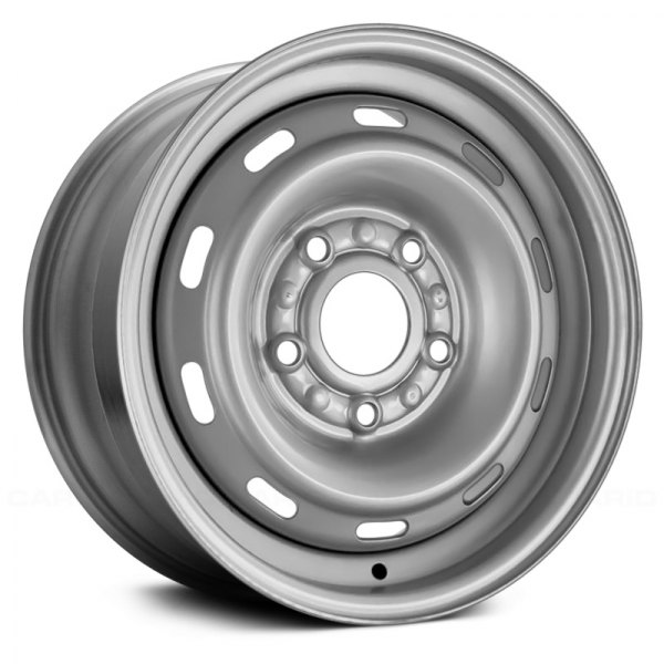 Replace® - 16 x 7 10-Slot Silver Steel Factory Wheel (Remanufactured)