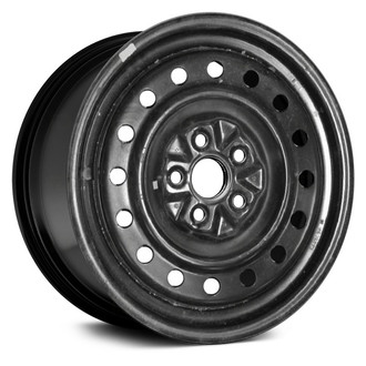 Replace® - 16-Hole Black 15x6 Steel Factory Wheel - Remanufactured