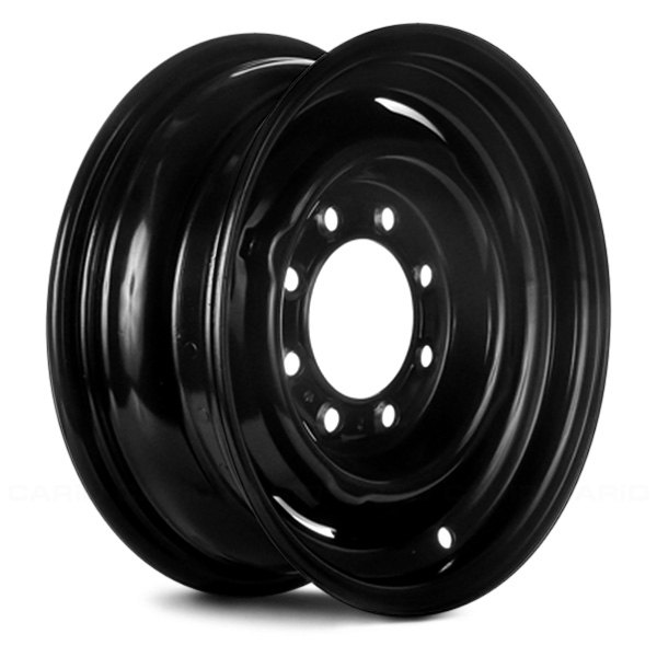 Replace® - 16 x 6 4-Slot Black Steel Factory Wheel (Remanufactured)
