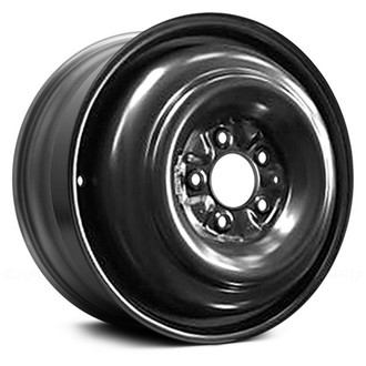 Replace® - Black 16x4 Steel Factory Wheel - Remanufactured