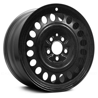 Replace® - 20-Hole Black 15x6 Steel Factory Wheel - Remanufactured