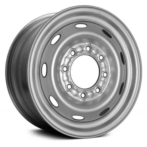 Replace® - 16 x 7 9-Slot Silver Steel Factory Wheel (Remanufactured)