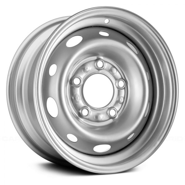 Replace® - 15 x 6.5 10-Hole Silver Steel Factory Wheel (Remanufactured)