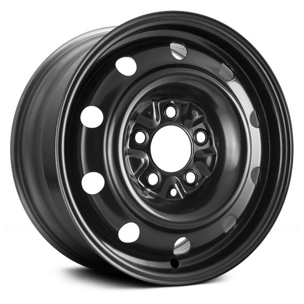 Replace® - 15 x 6.5 10-Slot Black Steel Factory Wheel (Remanufactured)