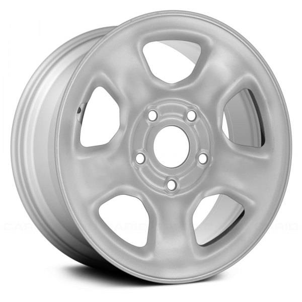 Replace® - 17 x 8 5-Spoke Silver Steel Factory Wheel (Remanufactured)