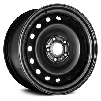 Replace® - 16-Hole Black 20x8 Steel Factory Wheel - Replica