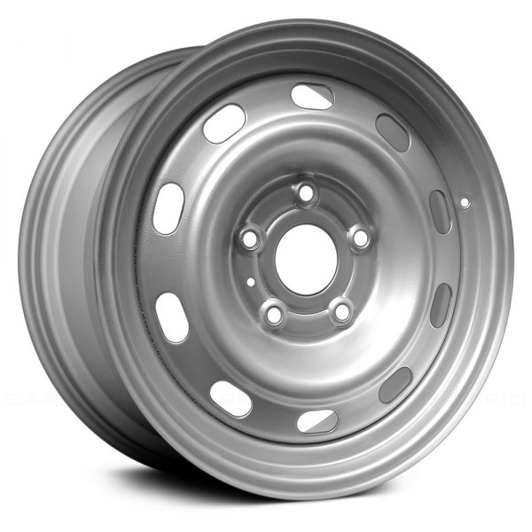 Replace® - 17 x 7 10-Slot Silver Steel Factory Wheel (Remanufactured)