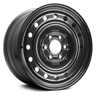 Replace® - 20-Hole Black 16x7 Steel Factory Wheel - Remanufactured