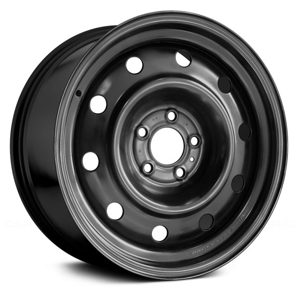 Replace® - 17 x 7 10-Hole Black Steel Factory Wheel (Remanufactured)