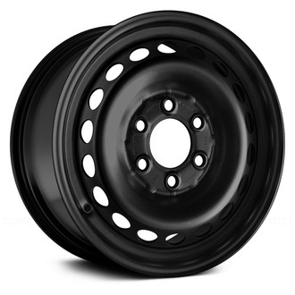 Replace® - 18-Slot Black 16x6.5 Steel Factory Wheel - Remanufactured