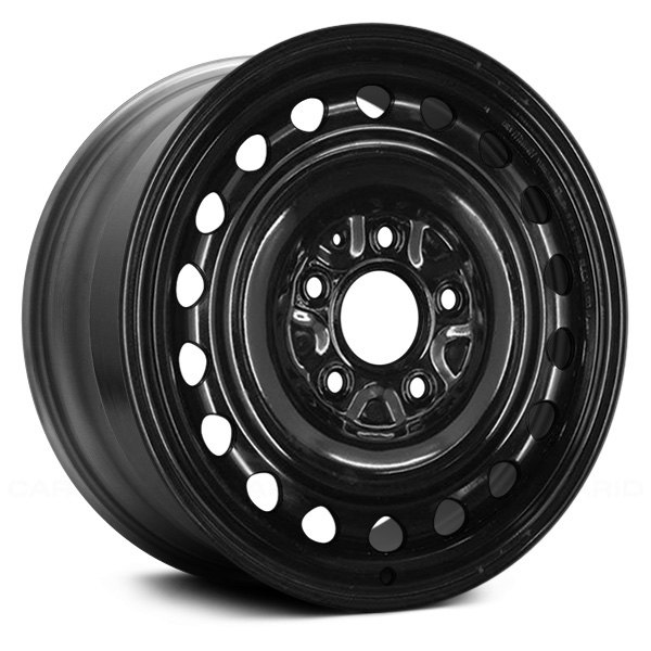 Replace® - 16 x 6.5 10-Hole Black Steel Factory Wheel (Remanufactured)